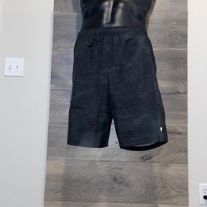 Black athletic shorts